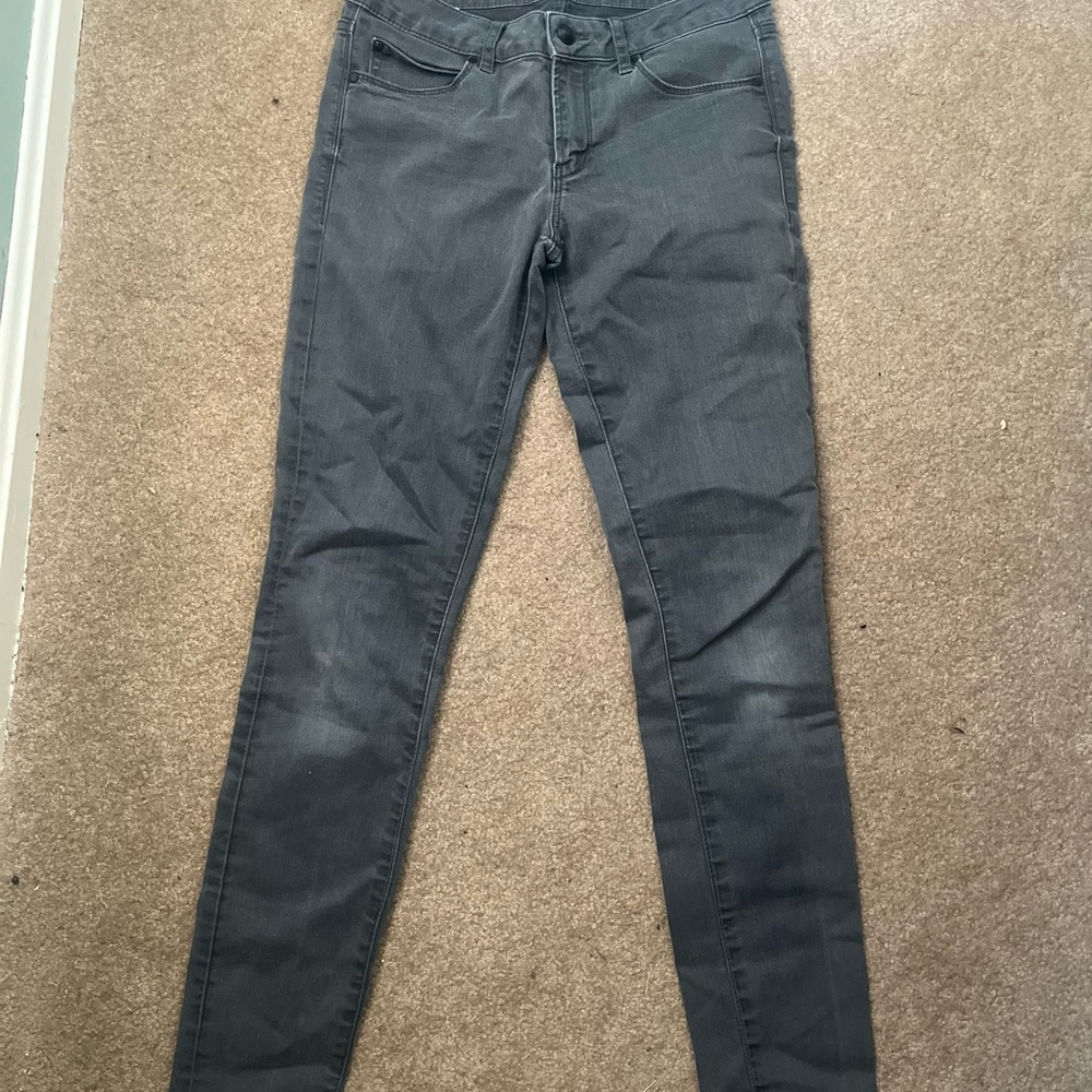 Articles of Society jeans 27 frayed hem gray